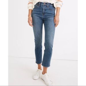 Madewell Slim Straight Jeans High Waisted